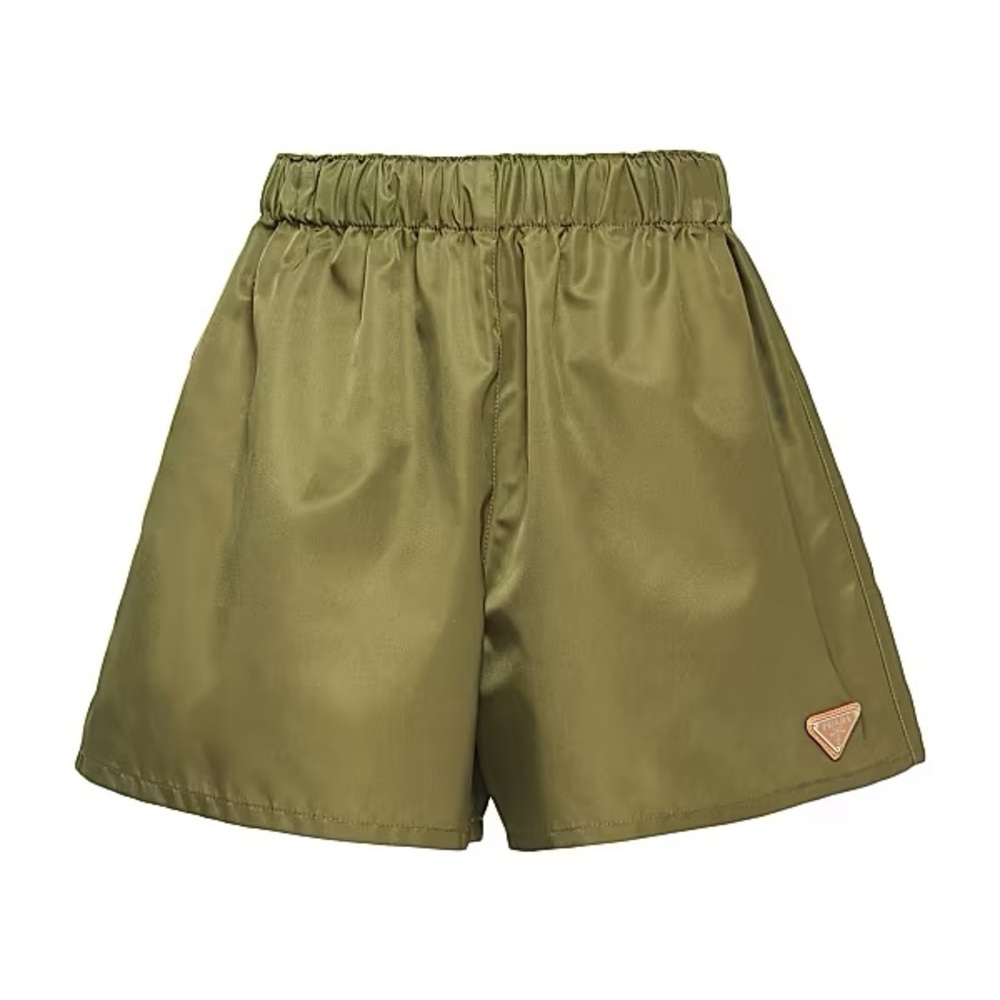Prada Re-Nylon Shorts (Olive)